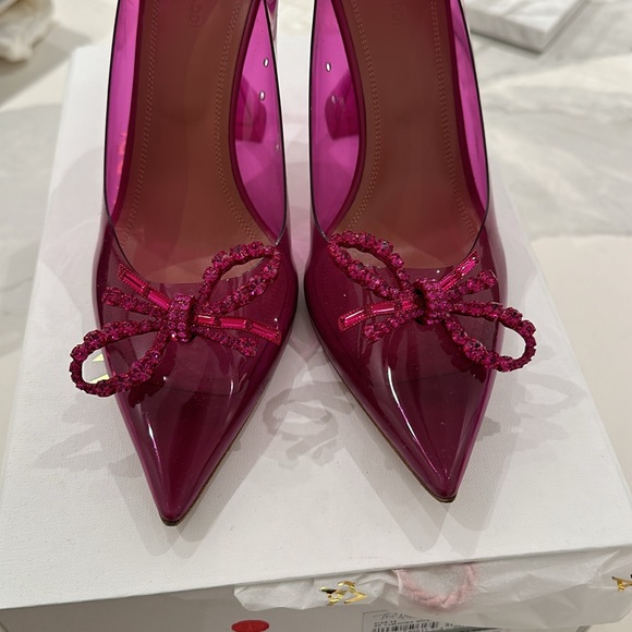 Amina Muaddi Rosie Glass Pump - Picture 5 of 7